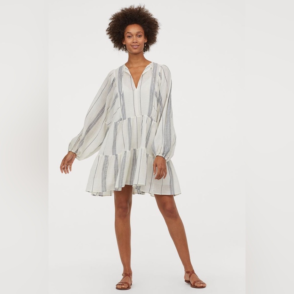 H&M Stripe Tier Sundress